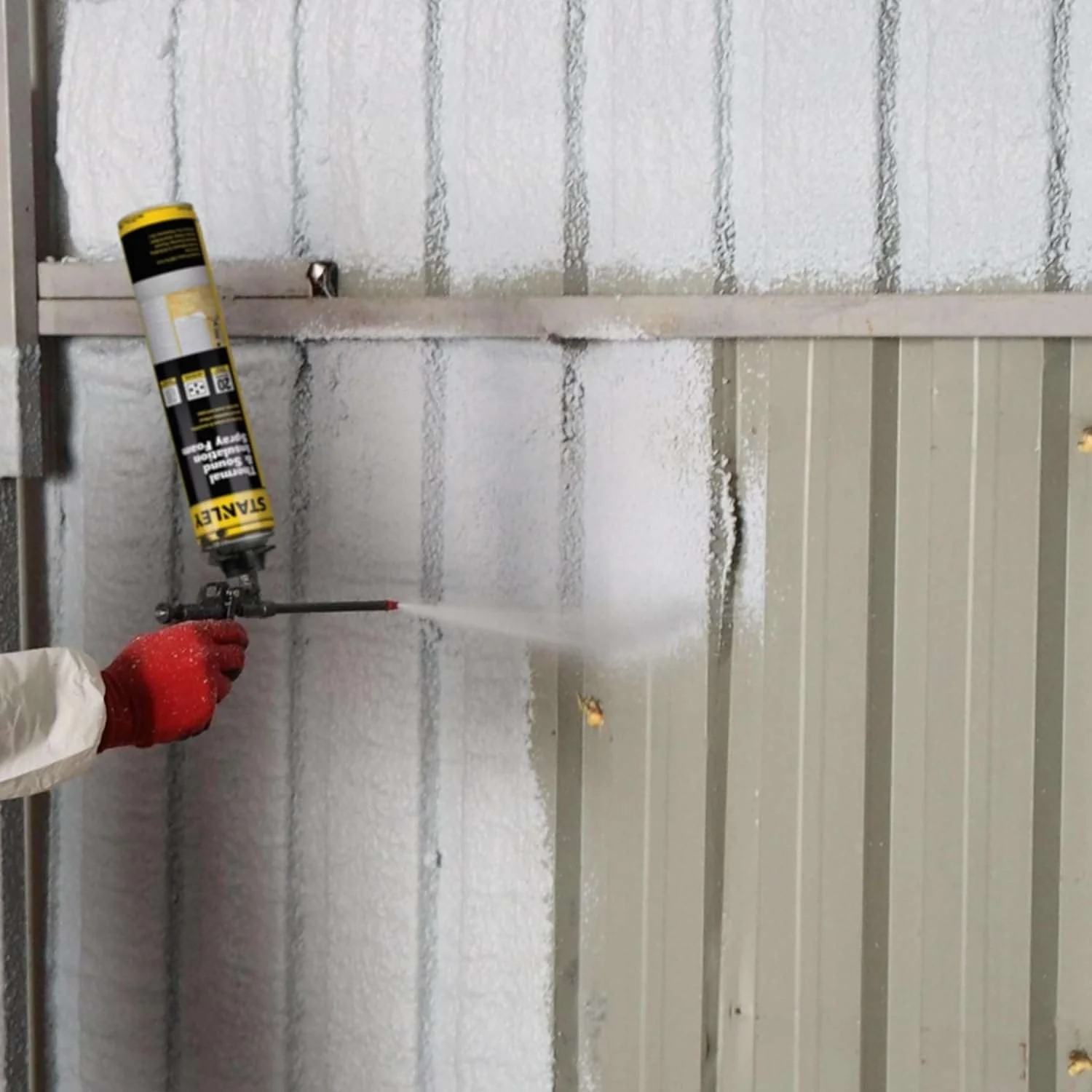 Stanley Supercoat Spray Foam Insulation Kit - Closed Cell, 480 Board feet, 27.1 oz, 24 Pack