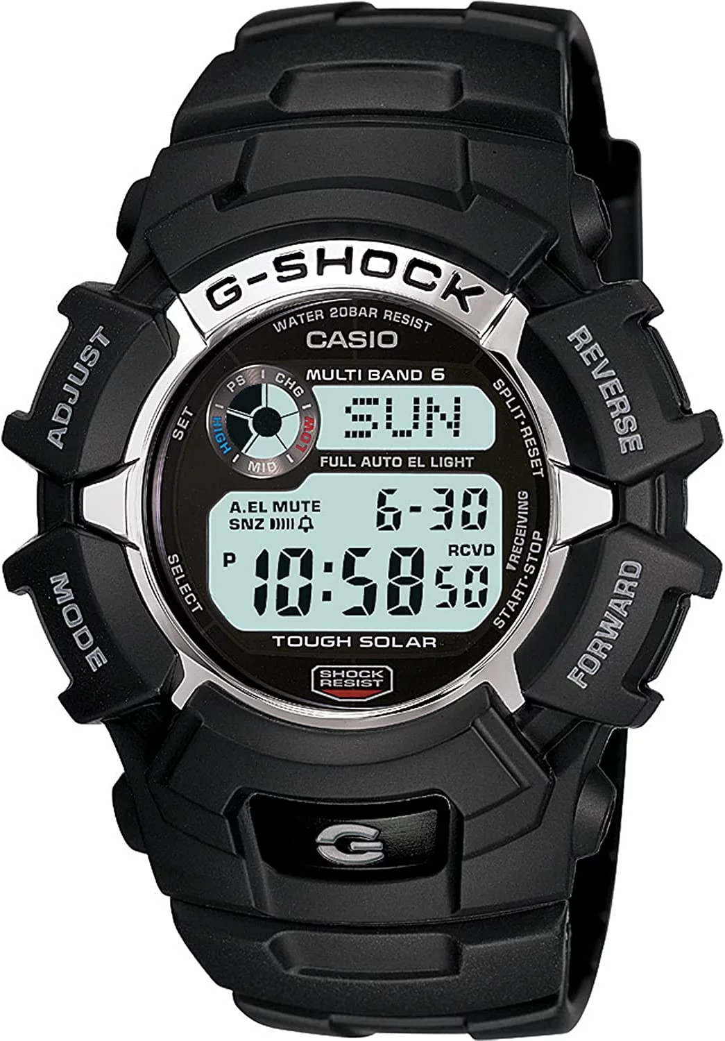 Casio Men's G-Shock Solar Atomic Digital Sports Watch GW2310-1