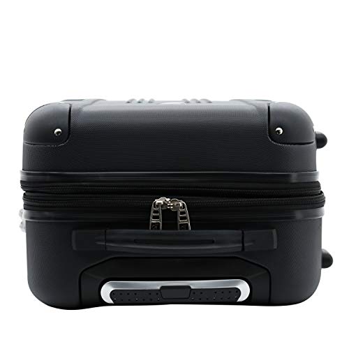 Travelers Club Chicago Hardside Expandable Spinner Luggage, Teal, 20