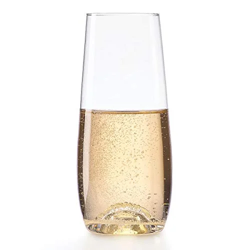 Lenox Tuscany Classics Stemless Flute Set, Buy 4 Get 6, 6 Count (Pack of 1), Clear