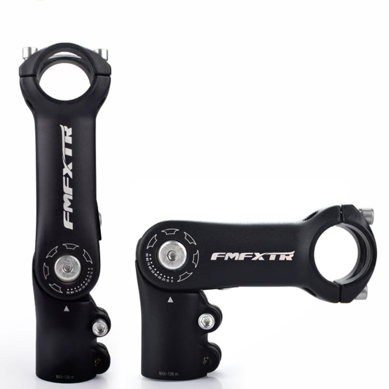 NGCG Stem 25.4mm 31.8mm Bicycle Stem Ultra-Light Rods Fixed Short Power Handlebar Cycling Stems 90° Adjustable Fixed Gear Bicycle