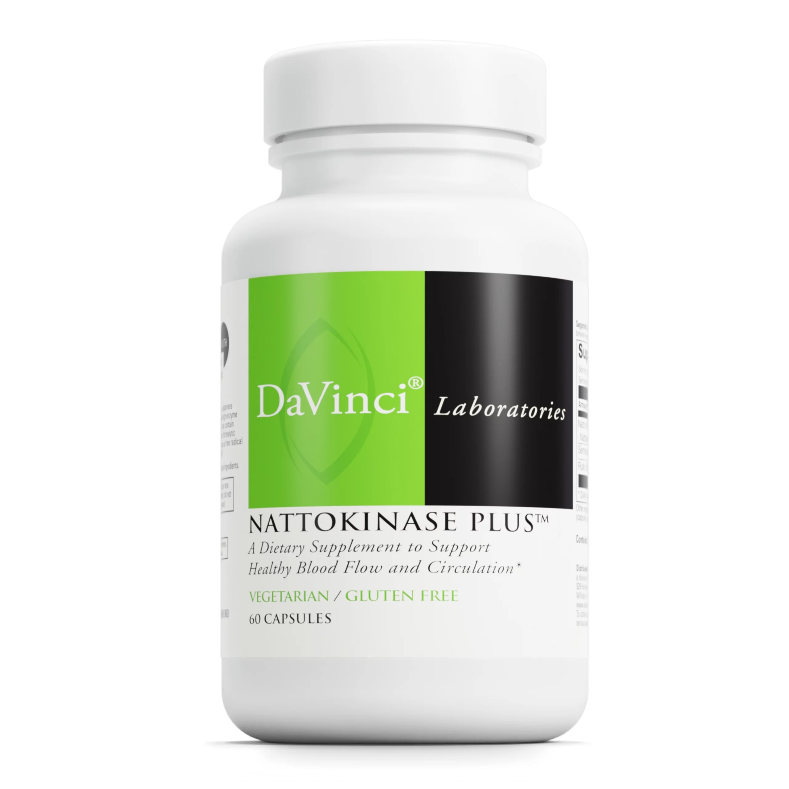 Nattokinase Plus, 60 Capsules, DaVinci Laboratories of Vermont
