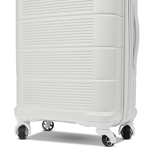 American Tourister Stratum 2.0 Expandable Hardside Luggage with Spinner Wheels, Purple Haze, Carry-on