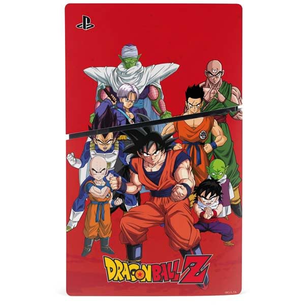 Skinit Decal Gaming Skin Compatible with PS5 Slim Disk Console - Officially Licensed Dragon Ball Z Goku Iconic Kanji Symbol Design