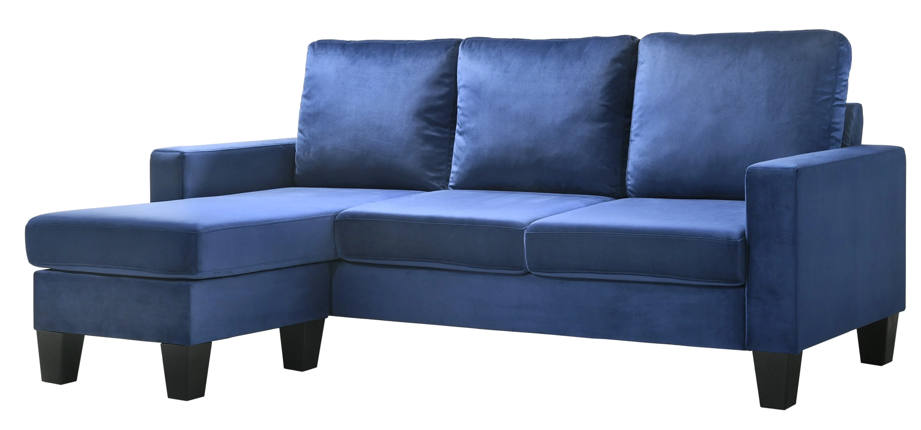 Jessica Sofa Chaise  Navy Blue