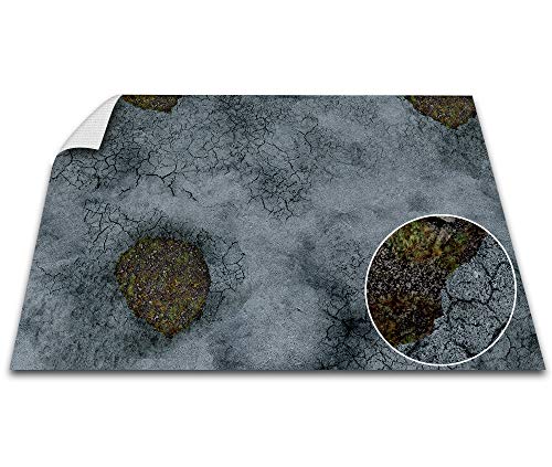 Battle Game Mat - 48x48 - Dungeons Tabletop Dragons Dice Role Playing Map - Wargaming RPG Warfare 40k Flames War - Reusable Miniature Figure Board Games - Warhammer Gaming Vinyl Mat