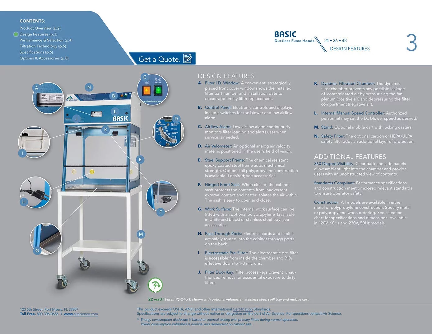 Ductless Fume Hood 24