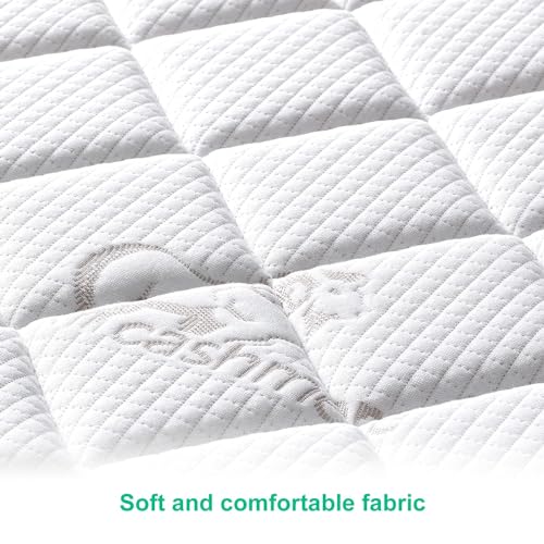 Premium Crib & Toddler Mattress,100% Knitted Fabric, Premium Fleece Surface-Hypoallergenic, 5