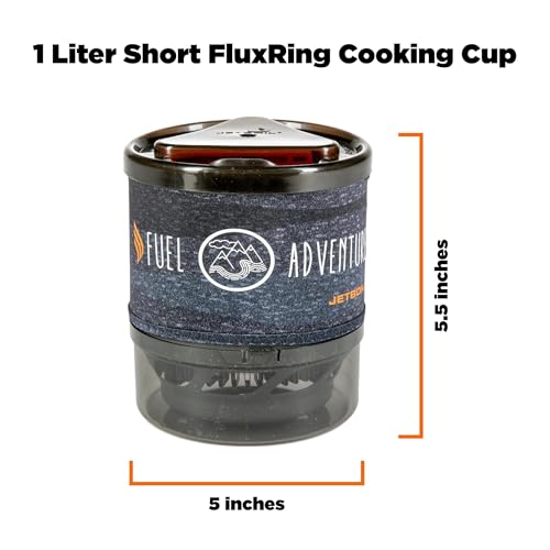 Jetboil MiniMo Camping and Backpacking Stove Cooking System with Adjustable Heat Control