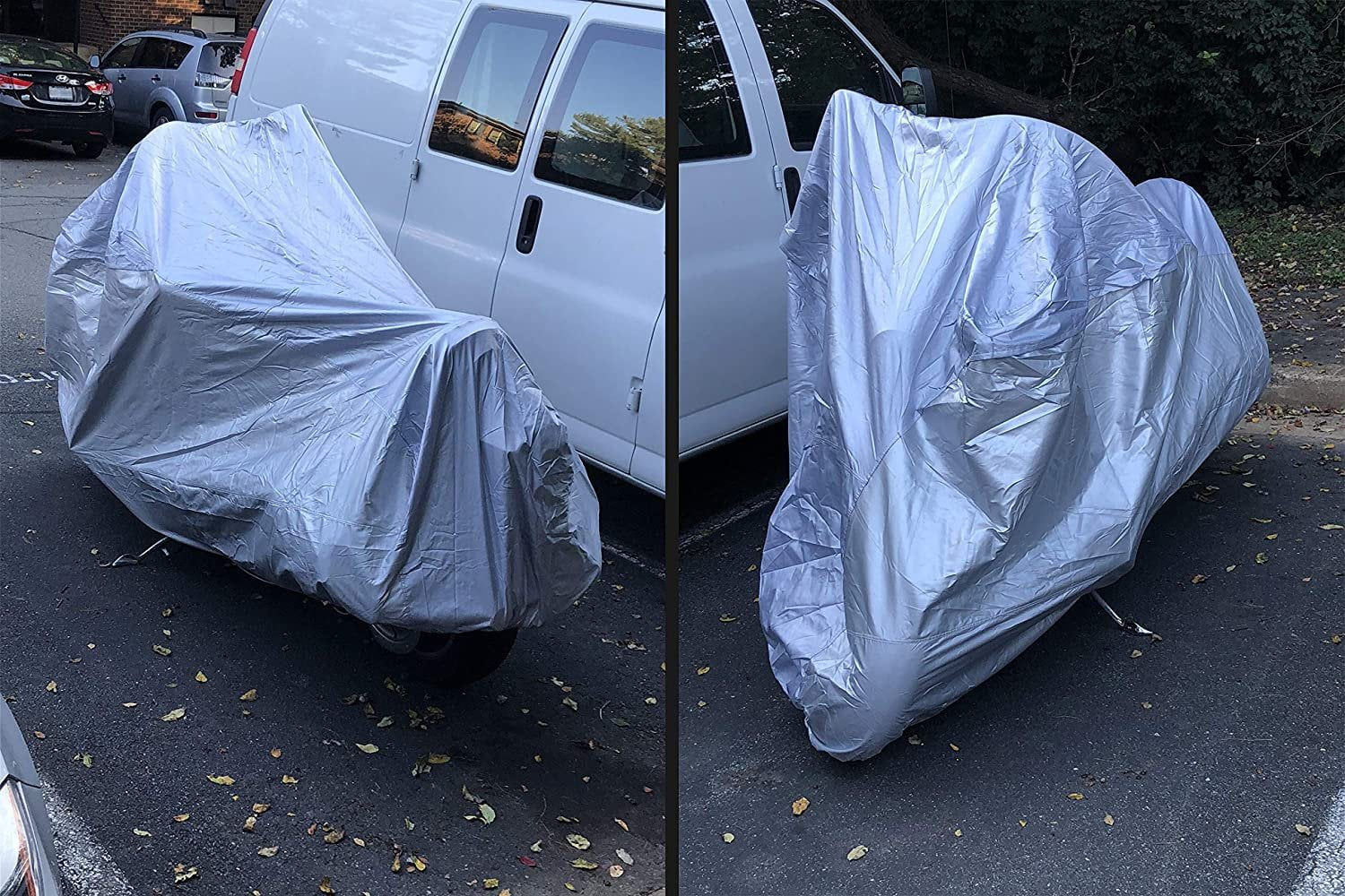 Weatherproof Motorcycle Cover Compatible With 2006 Harley-davidson Flhri Road King Shrine - Outdoor & Indoor - Protect From Rain Water, Snow, Sun - Securing Straps - Durable Material - Storage Bag