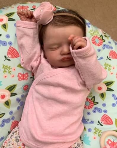 Realistic Baby Doll, Reborn Baby Dolls 18 Inch, Baby Dolls That Look Real,Handmade Lifelike Reborn Baby Dolls with Gift Box for Kids Age 3+