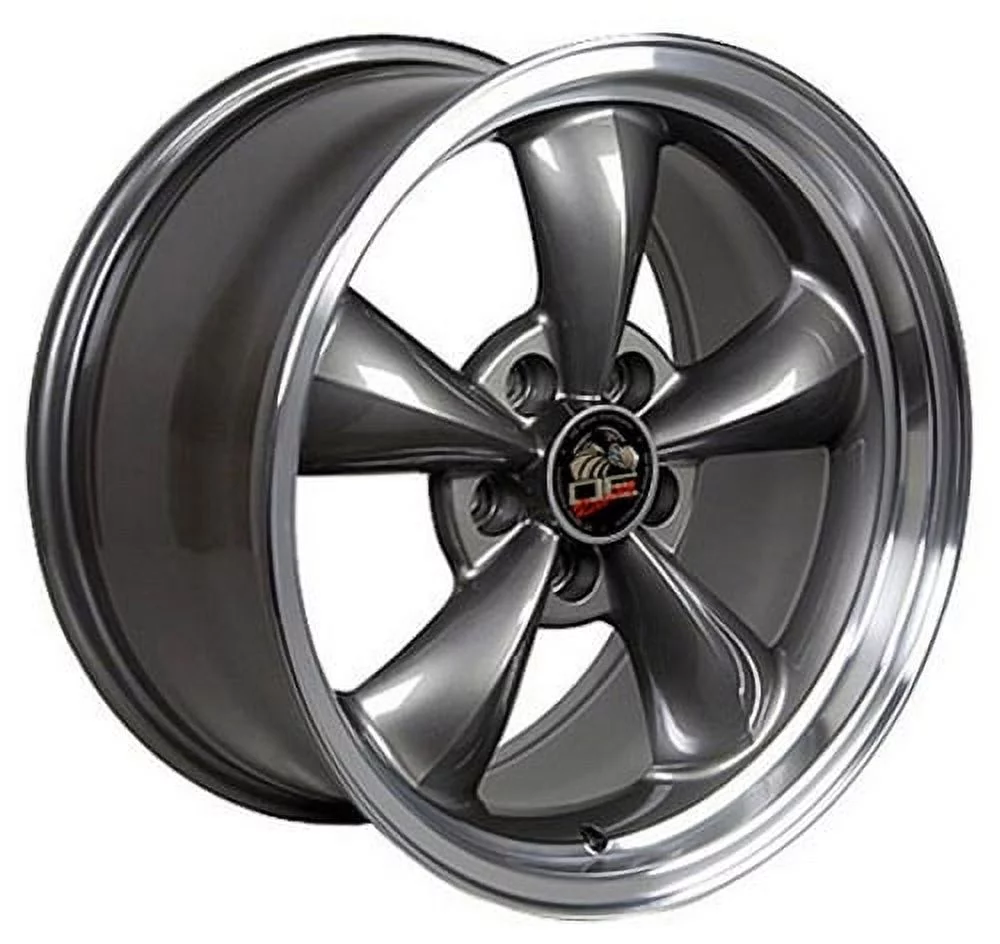17x9 OE Wheels FR01 Anthracite with Machined Lip Wheel 5x4.5 (24mm)