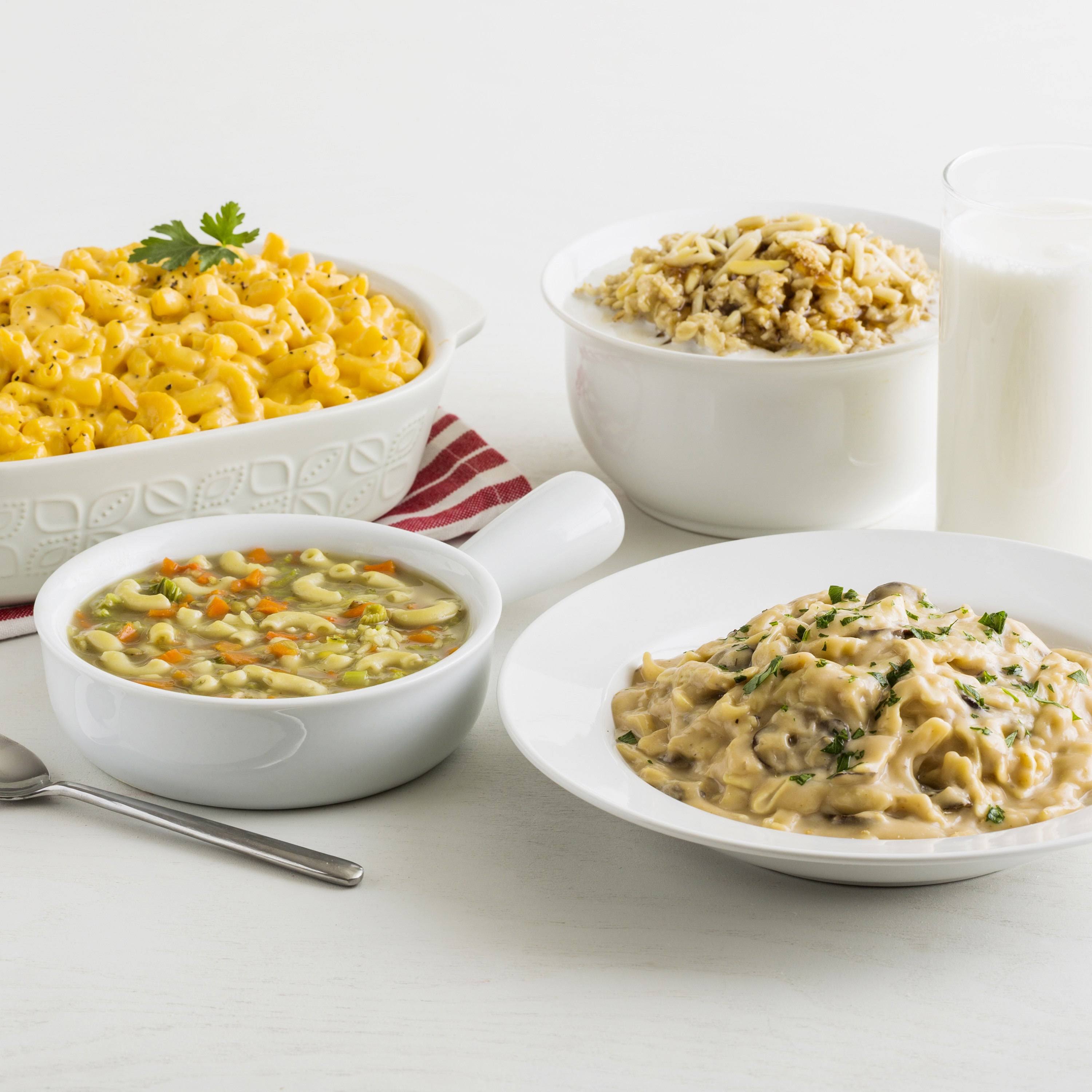 Augason Farms Deluxe Food Variety 4-Pail Kit with Survival Gear