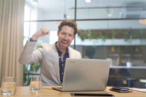 CHUWI HeroBook Pro 14.1'' Laptop, 256GB SSD 8GB RAM, Windows 11 Laptop, 1TB SSD Expand, Intel Celeron N4020(up to 2.8GHz), 2K FHD IPS Display, Ultra Slim, Mini-HDMI, 5G WiFi, USB3.0, Webcam,TF Card