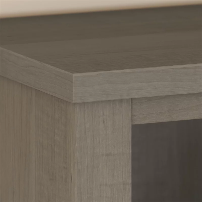 Scranton & Co Furniture Somerset 5 Shelf Bookcase in Ash Gray