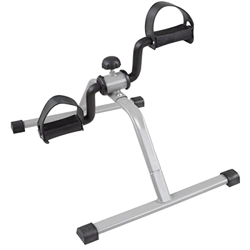 Under Desk Bike Pedal Exerciser with Calorie Tracker and Adjustable Resistance