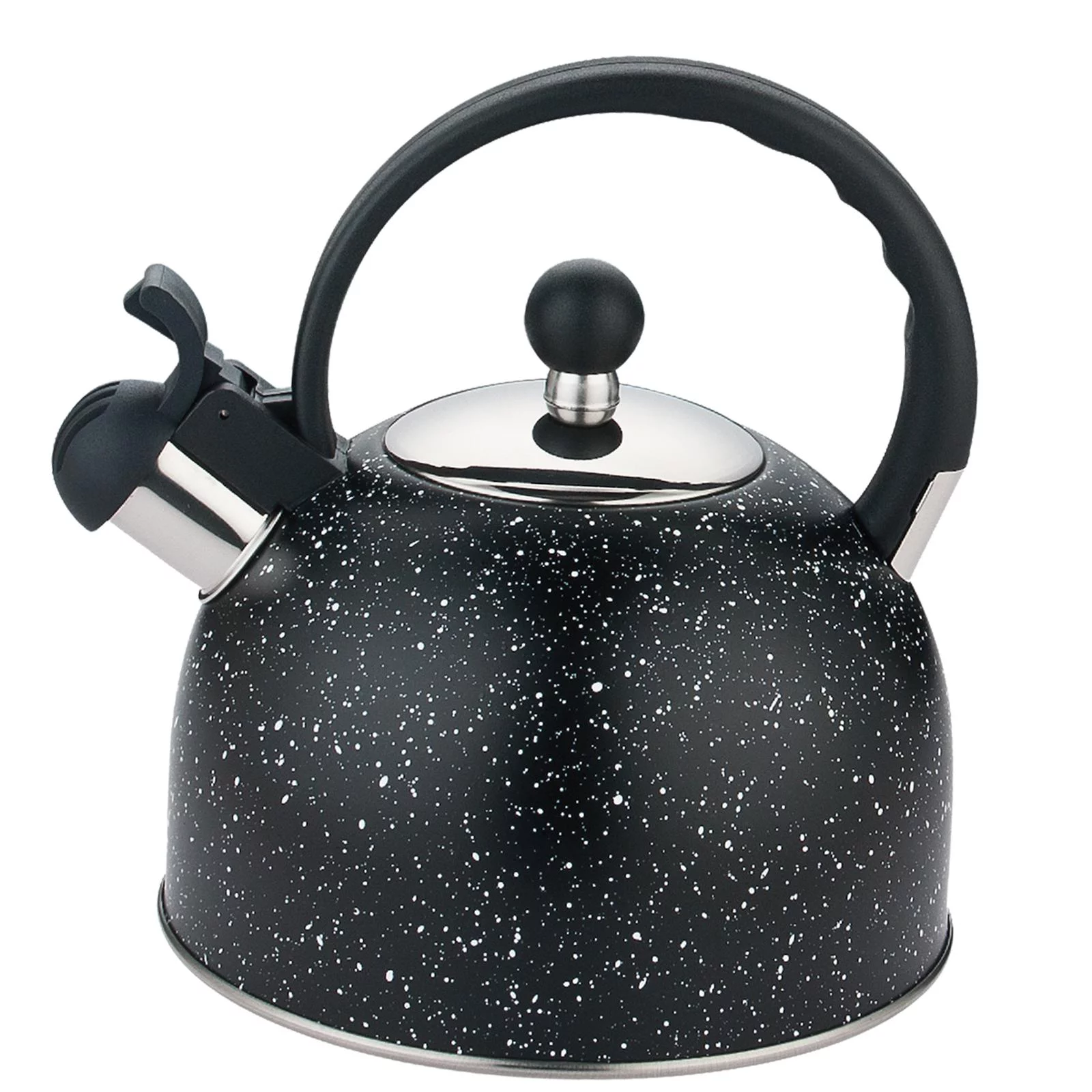 Multipurpose Loud Whistling Kettle 2L Large Capacity Hiking Teapot Cookware Stainless Steel coffee kettle Kettle for home Hiking black