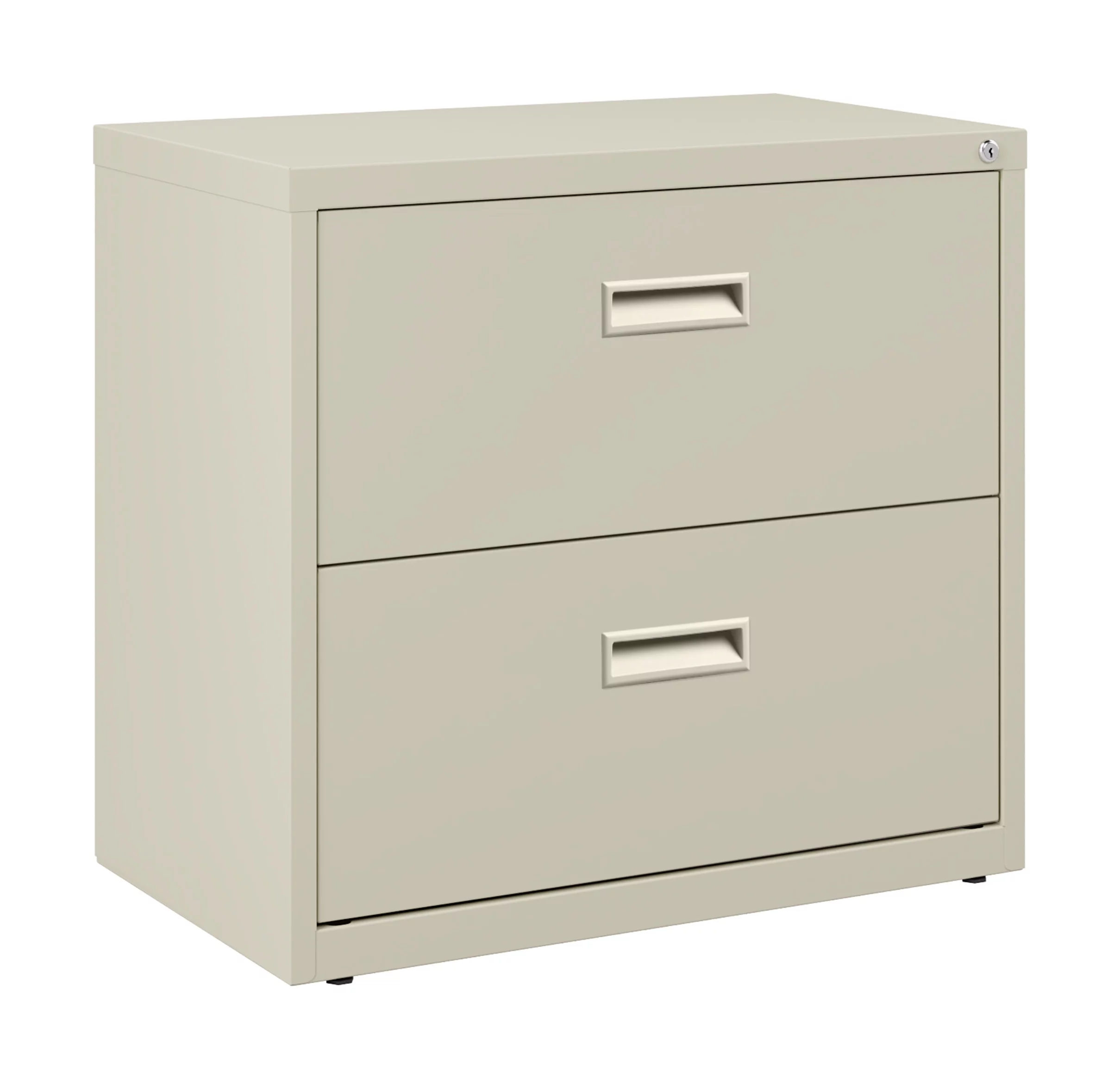 Hirsh 30 inch Wide 2 Drawer Lateral File Cabinet for Home or Office, Putty