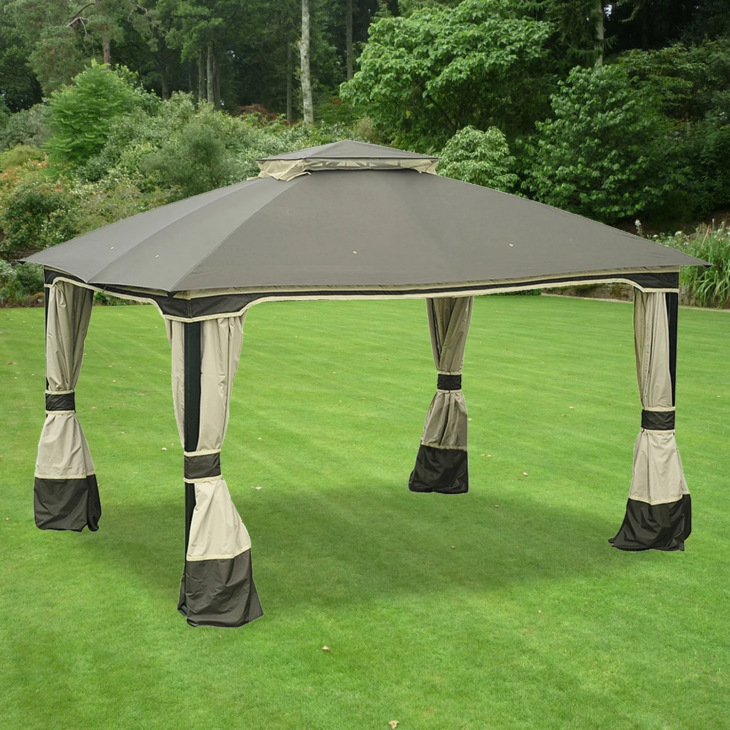 Garden Winds Replacement Canopy Top for Lowe's 10x12 Gazebo D-GZ659PST-3 - Riplock 350