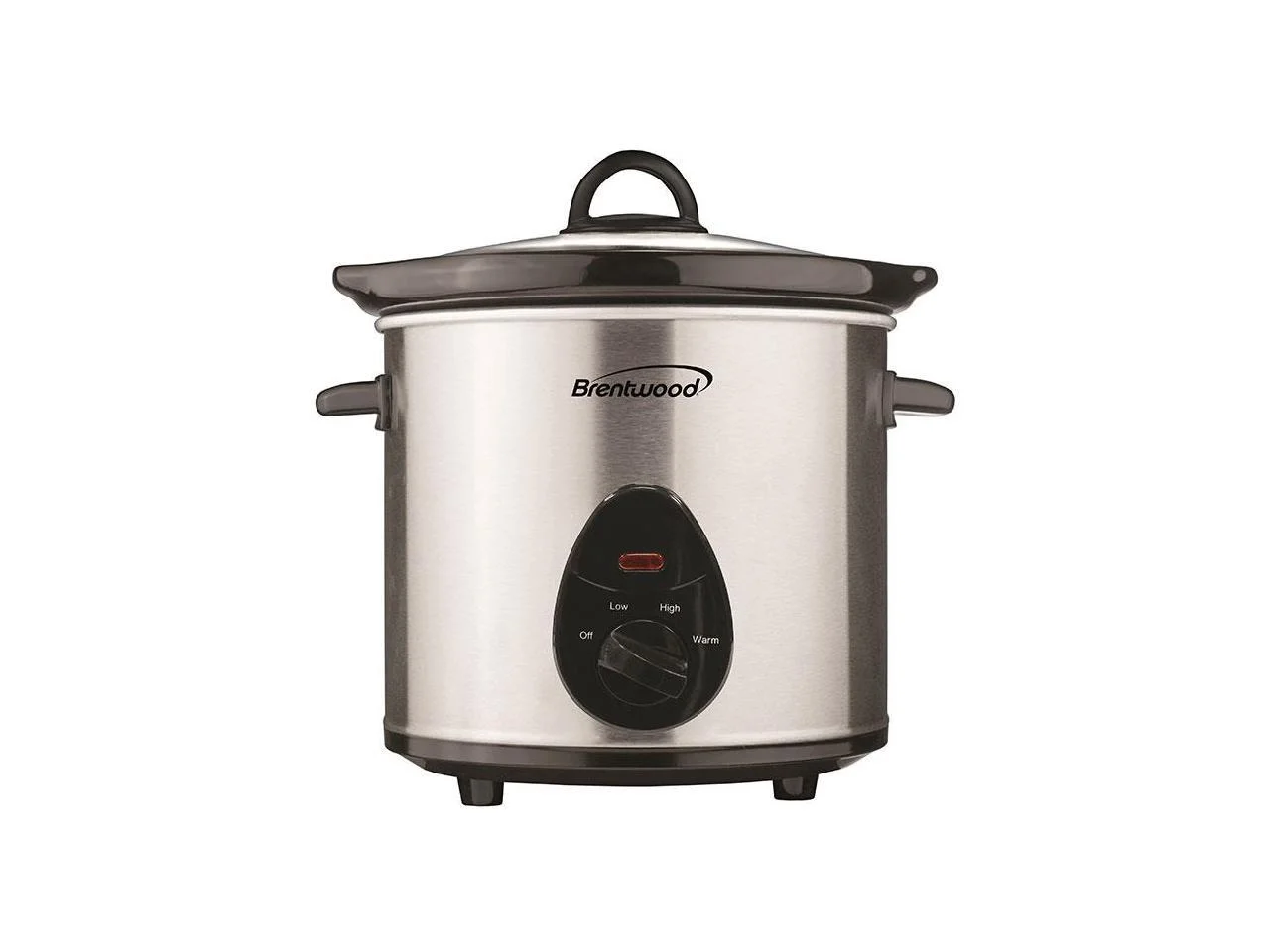 Brentwood SC-130S 3-Qt. 170-Watt Stainless Steel Slow Cooker (Metallic)