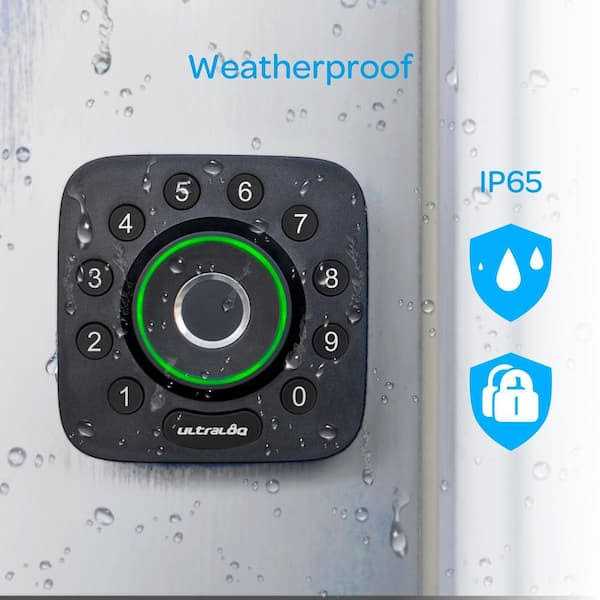 Ultraloq U-Bolt Pro Wi-Fi Deadbolt Smart Lock with Passage Handle
