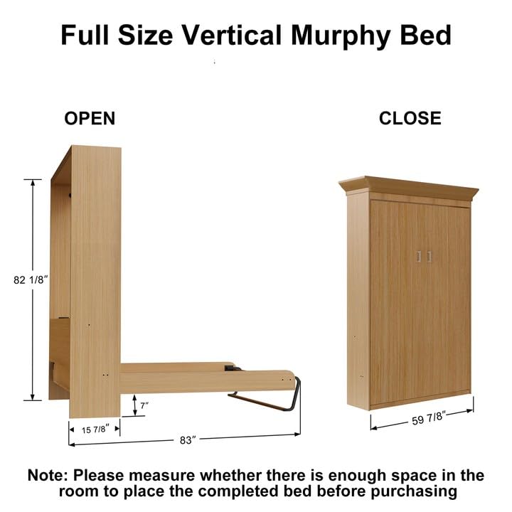 ROOMTEC Queen Murphy Bed Hardware Kit, Folding Wall Bed Kit,Horizontal,Easy to Install,Saving Space