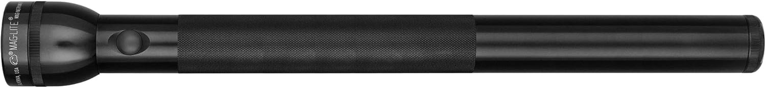 Maglite Heavy-Duty Incandescent 6-Cell D Flashlight in Display Box, Black