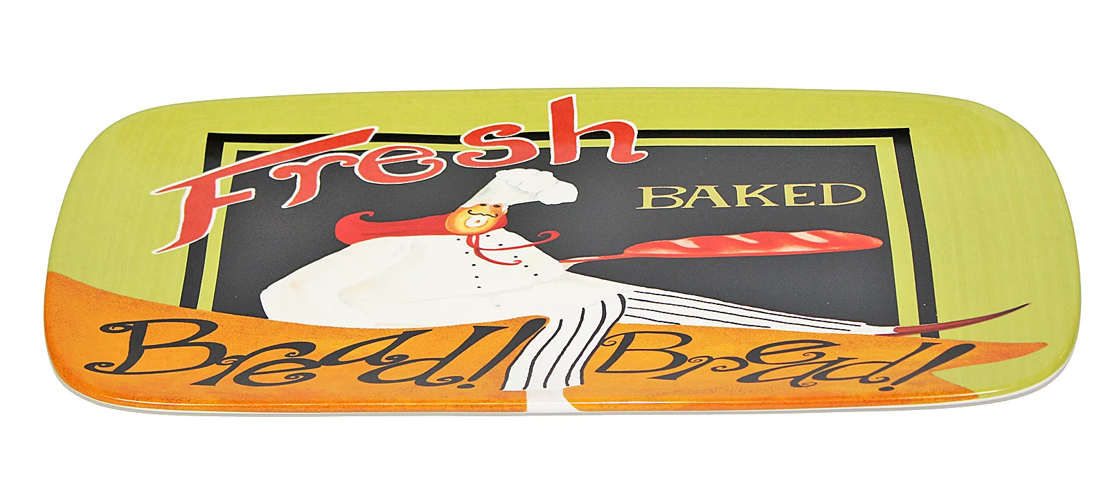 International Gourmet Chefs Fresh Baked Bread Serving Tray