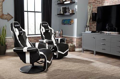 RESPAWN 900 Racing Style Gaming Recliner, Reclining Gaming Chair, in Gray RSP 900 GRY