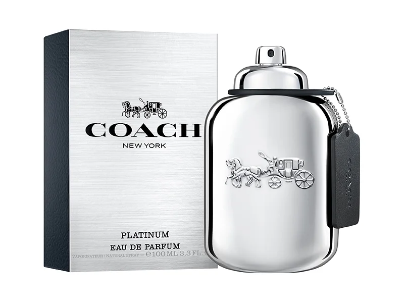Coach New York Platinum 3.3 oz 100 ml Eau De Parfum Spray Men