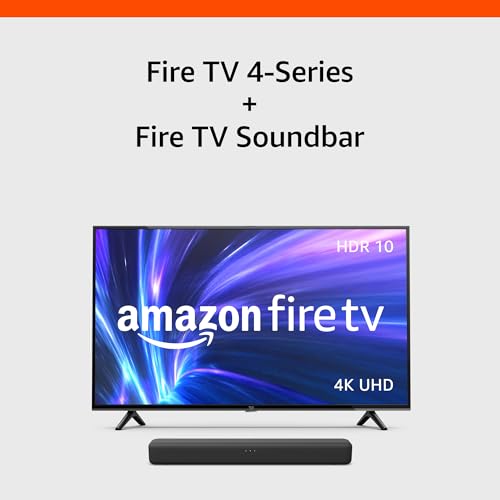 Amazon Fire TV 55 4-Series 4K UHD smart TV with Alexa Voice Remote Enhanced, stream live TV without cable