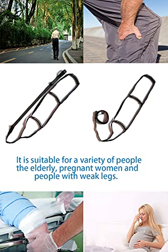 Healthman Bed Ladder Assist with Hard Handle,Sit Up Helper with Adjustable Length-Pull Up Rope Ladder (Five Handle)