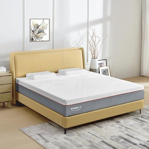 10 Inch King Size Gel Memory Foam Mattress Medium Firm Mattresses for Pressure Relief & Cool Sleep, Fiberglass Free, CertiPUR-US Certified, King Bed in a Box