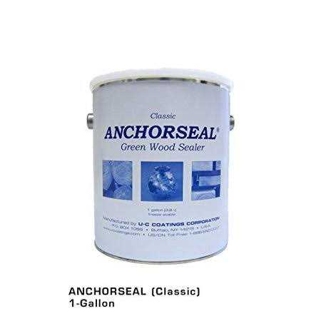 Anchorseal Classic Log & Lumber End Sealer Water Based Wax Emulsion Prevents up to 90% of End Checking on Cut Ends of Hardwood & Softwood - Shop Hardware Tools Online Store
