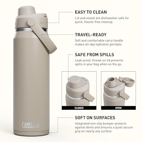 CamelBak Thrive Chug Insulated Stainless Steel Water Bottle Sky Blue, 32oz
