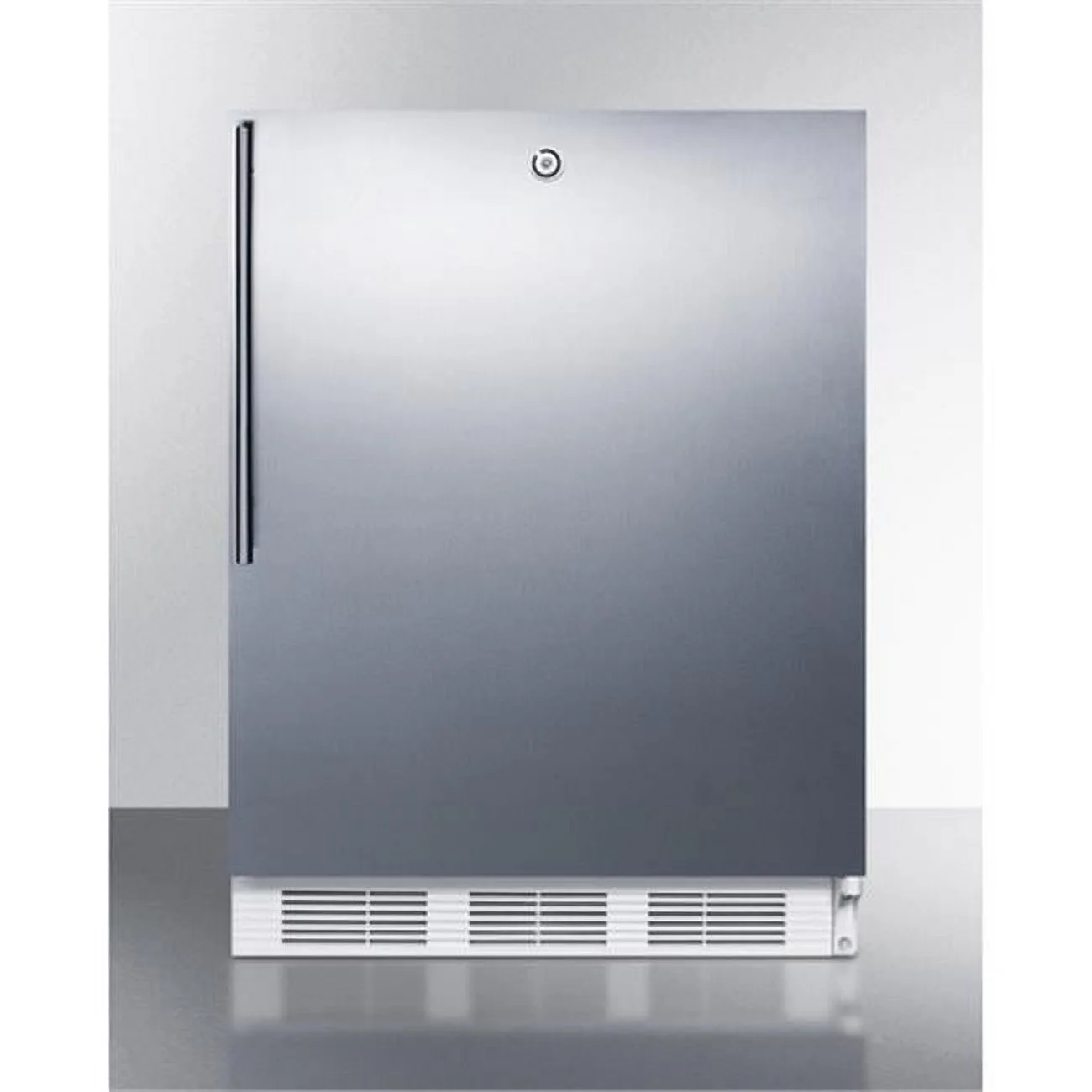 32.38 x 23.63 x 23.5 in. Built-In Undercounter ADA Compliant Refrigerator-Freezer, White Cabinet