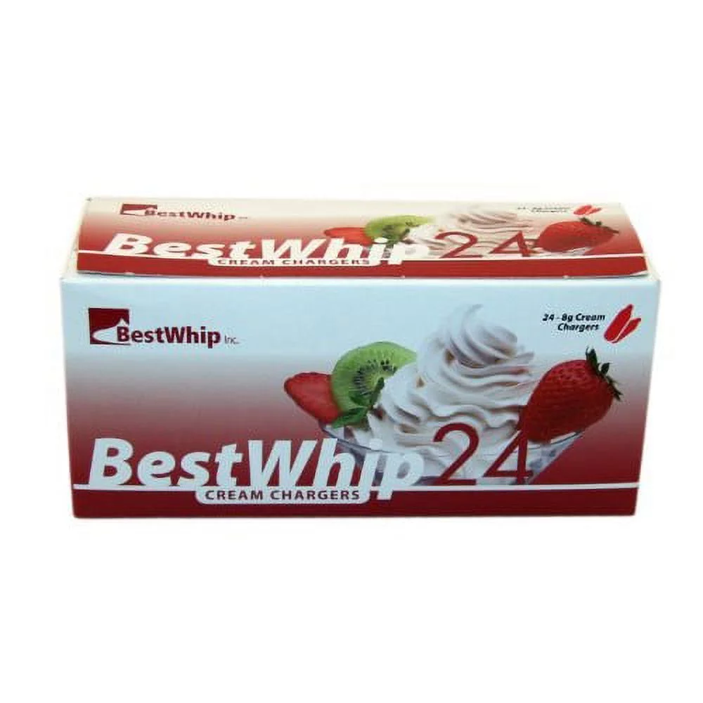 JS. MARKET Charger for Whipped Cream, 8 Grams N2O Pack Quantity, Pack Of 24