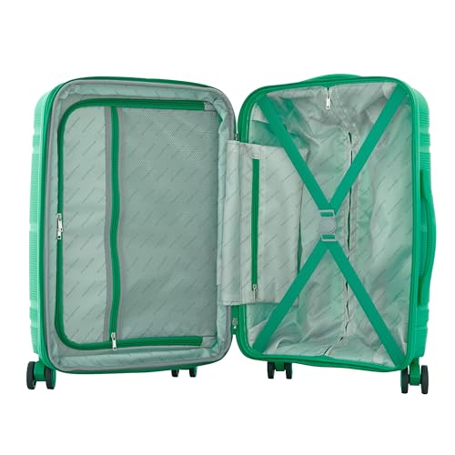 Travelers Club Astralnaut Hardside Expandable Spinner Luggage, Quiet Shade, 20