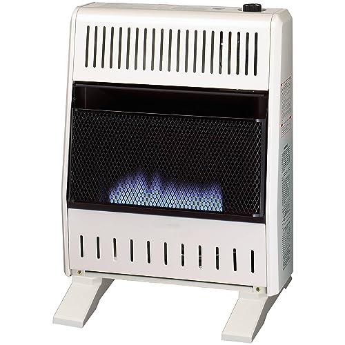 ProCom Heating Liquid Propane Ventless Blue Flame Heater With Base Feet - 30,000 BTU, Manual Control - Model# ML300HBA-B