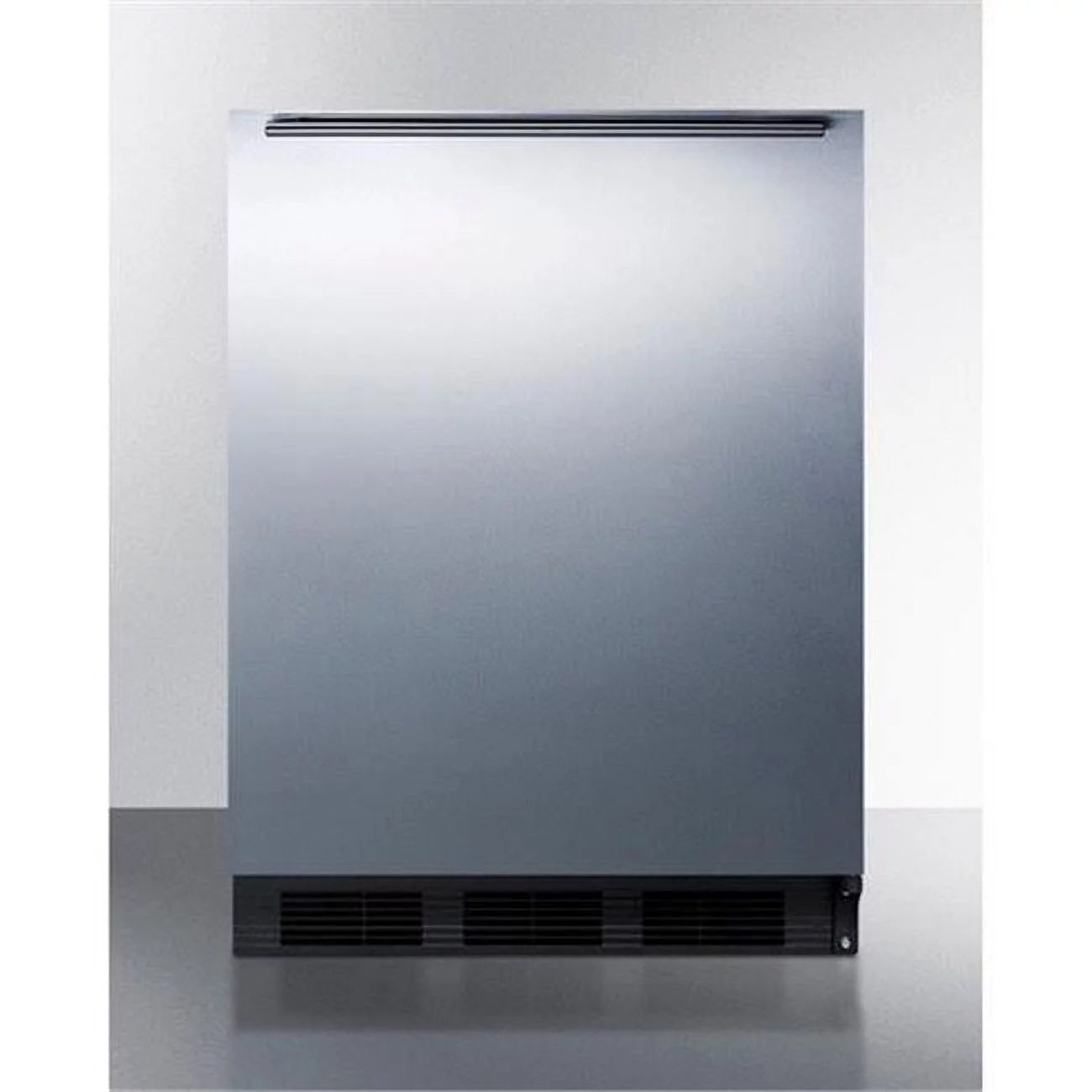 Summit Appliance  32.25 x 23.63 x 23.5 in. ADA Compliant Built-In Undercounter All-Refrigerator, Black Cabinet