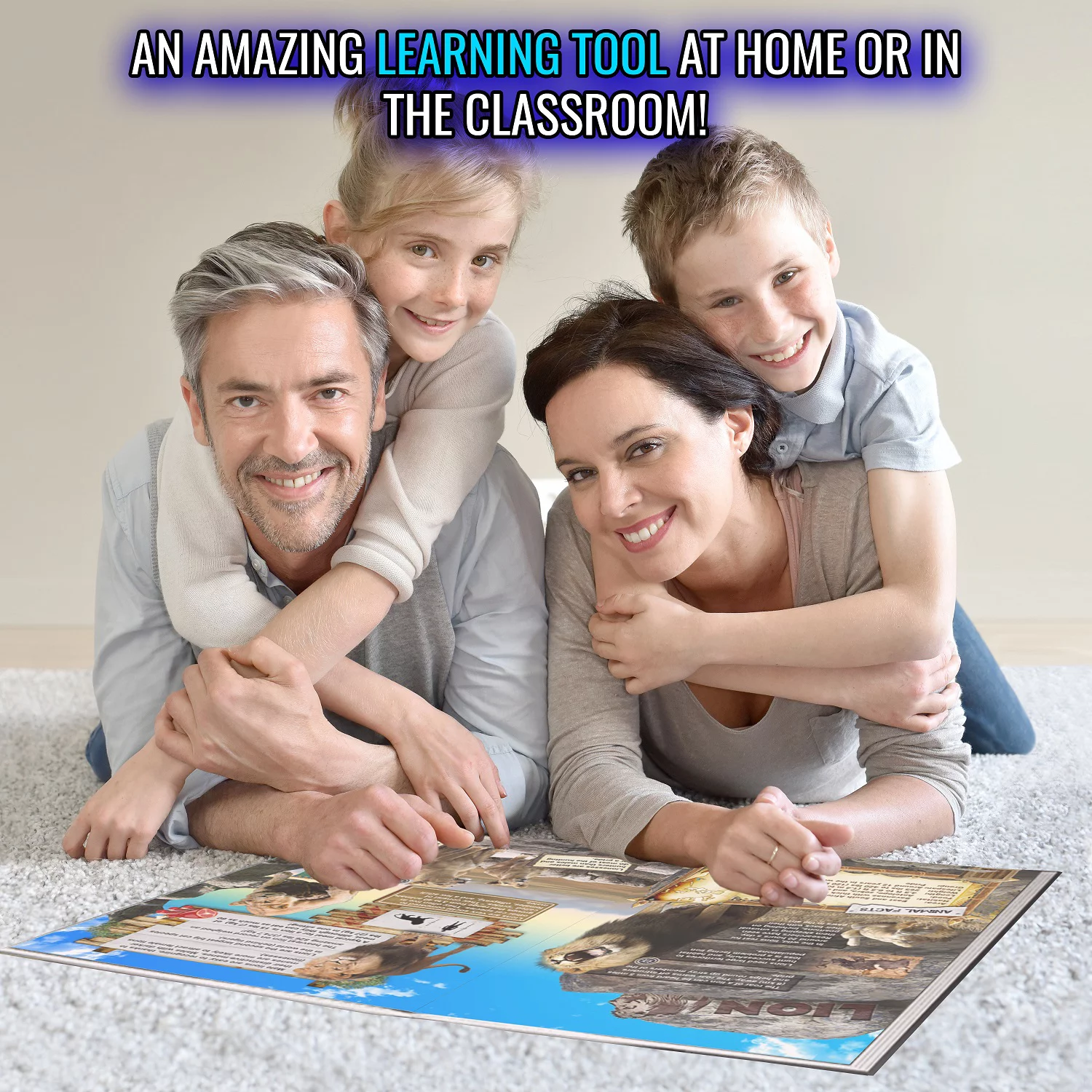 STEM Interactive Smart Books Collection With 4D Educational App - Dinosaurs, Planets, Sea Life, Bugs, Safari Animals