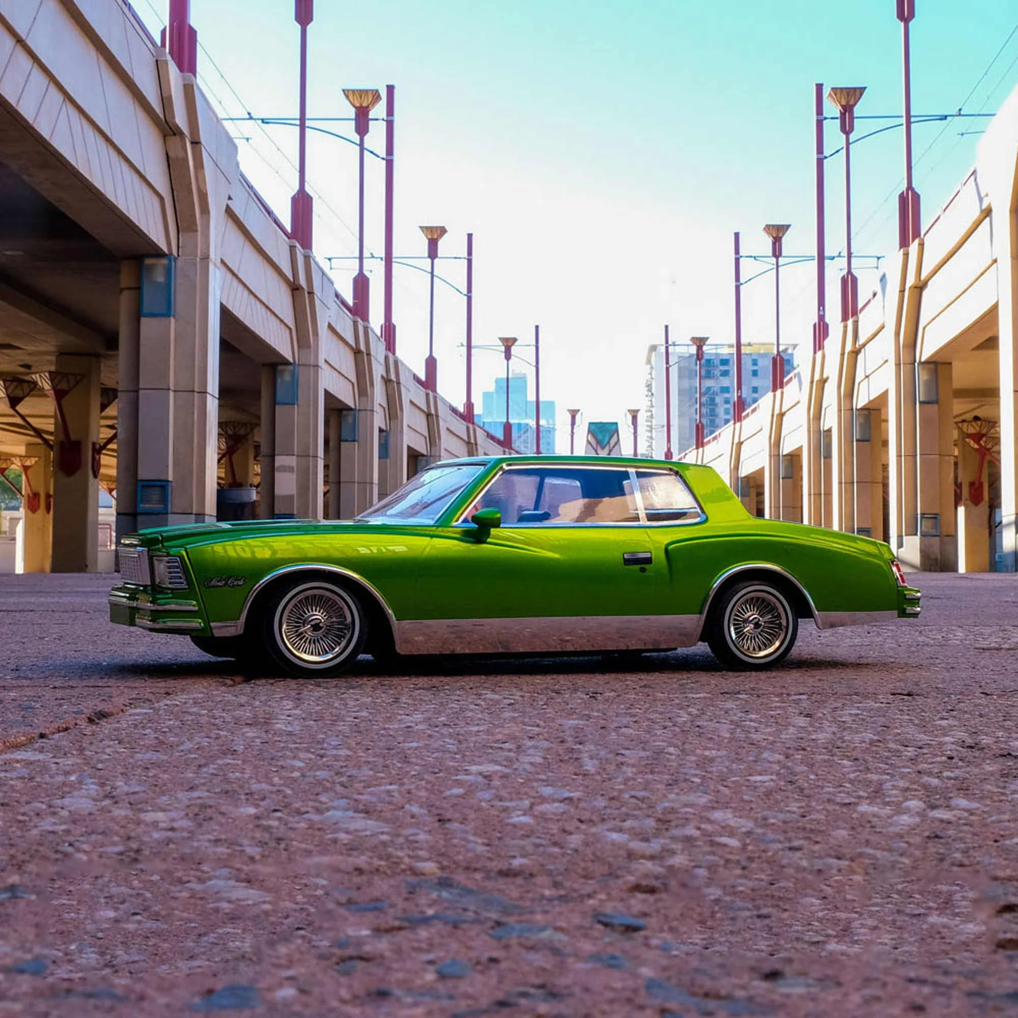 Redcat Racing 1/10 1979 Chevrolet Monte Carlo Brushed 2 Wheel Drive Lowrider RTR Ready to Run Green RER15154 Cars Elec RTR 1/10 On-Road