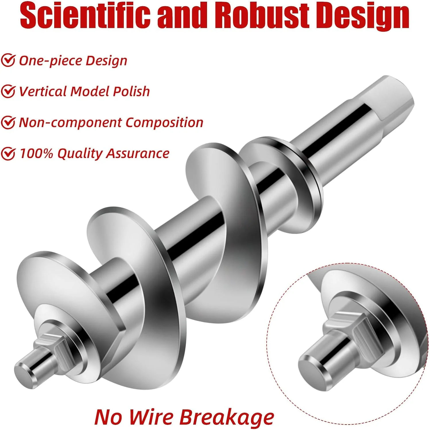 Stainless Steel Meat Grinder Attachments compatible with KitchenAid Stand Mixers, Electric Tomato Strainer & Food Meat Grinder Perfect Attachment compatible with KitchenAid Mixers(Mixer Not Included)