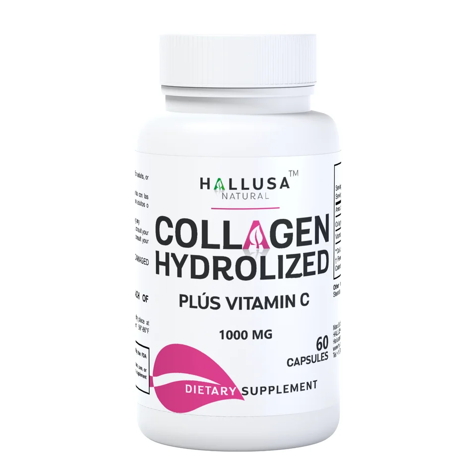 HYDROLYZED COLLAGEN Complex - Skin, Hair & Joint Care - Anti-Aging - 60 Caps