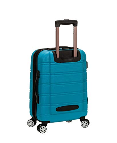 Rockland Melbourne Hardside Expandable Luggage with Spinner Wheels, 2TONENAVY, 2 Piece (20/28)