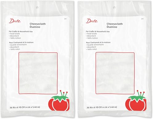 Dritz 600 Cheesecloth, Food Grade #10, 36-Inch x 80-Yards , White