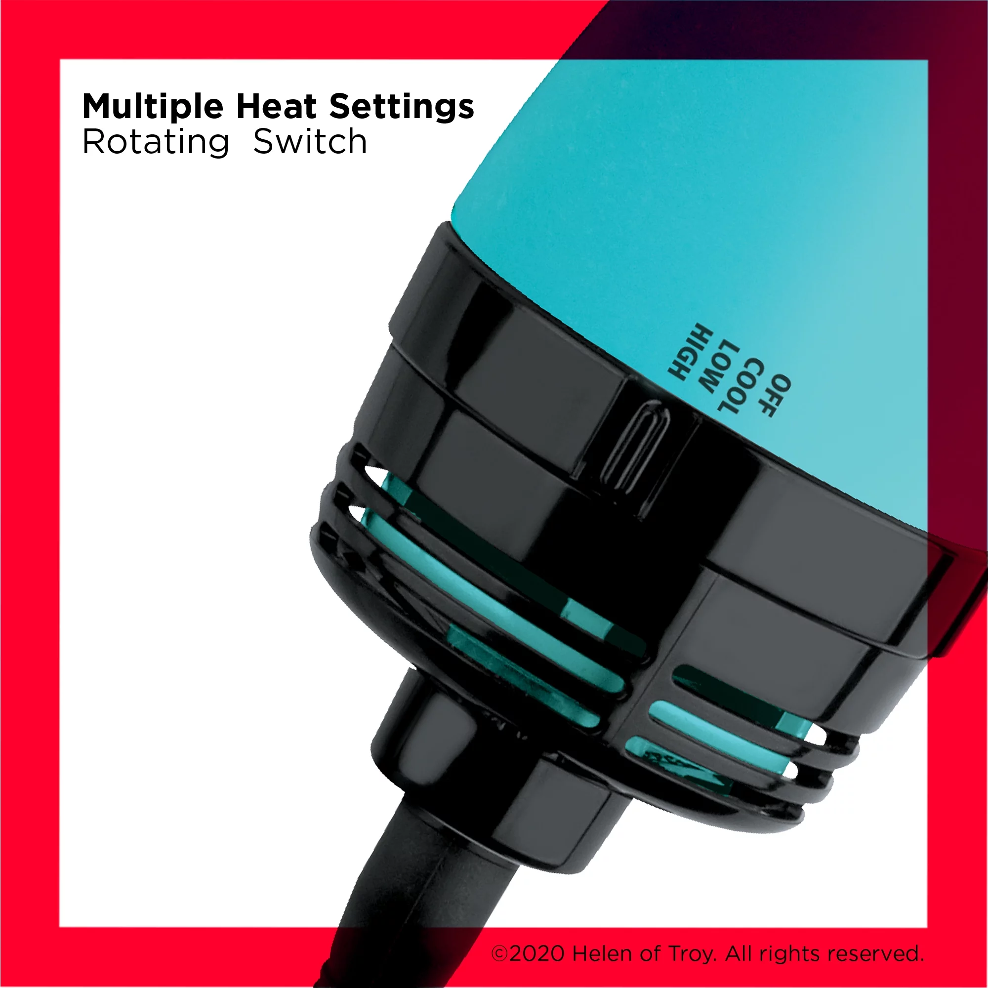 Revlon One-Step Ceramic Hair Dryer & Volumizer Hot Air Brush, Mint