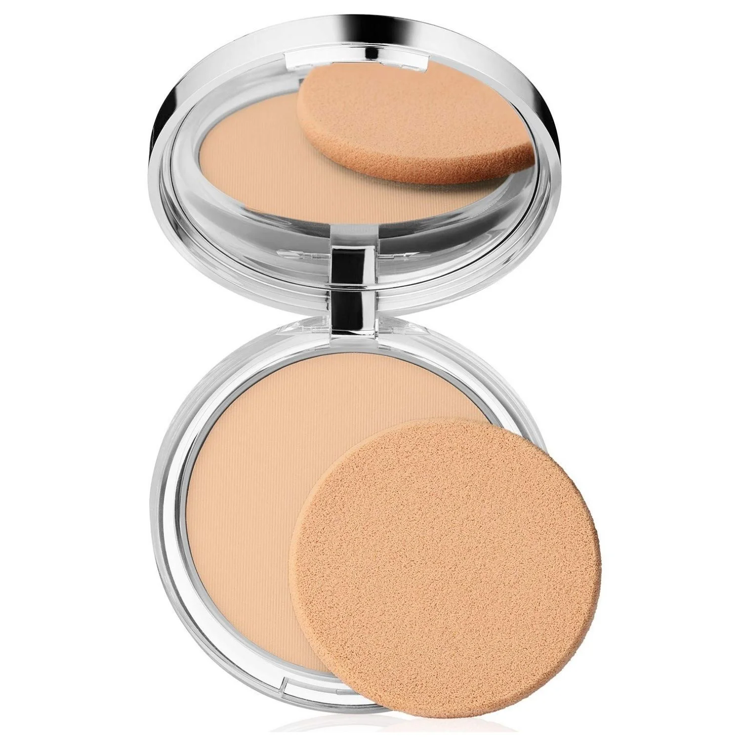 Clinique Superpowder Double Face Makeup Dry Combination Skin - 02 Matte Beige, 0.35 oz