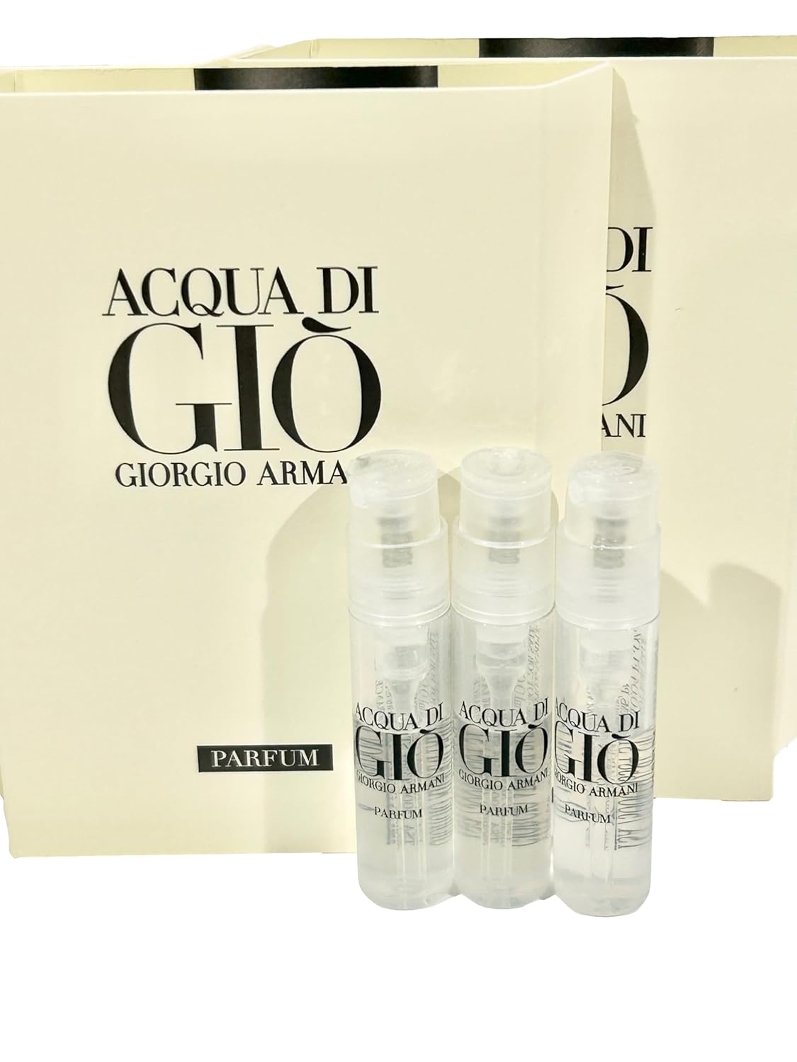GIORGIO ARMANI Men Acqua Di GIO PARFUM Sample Spray Perfume 1.2ml /.04 oz - 3 PCS set