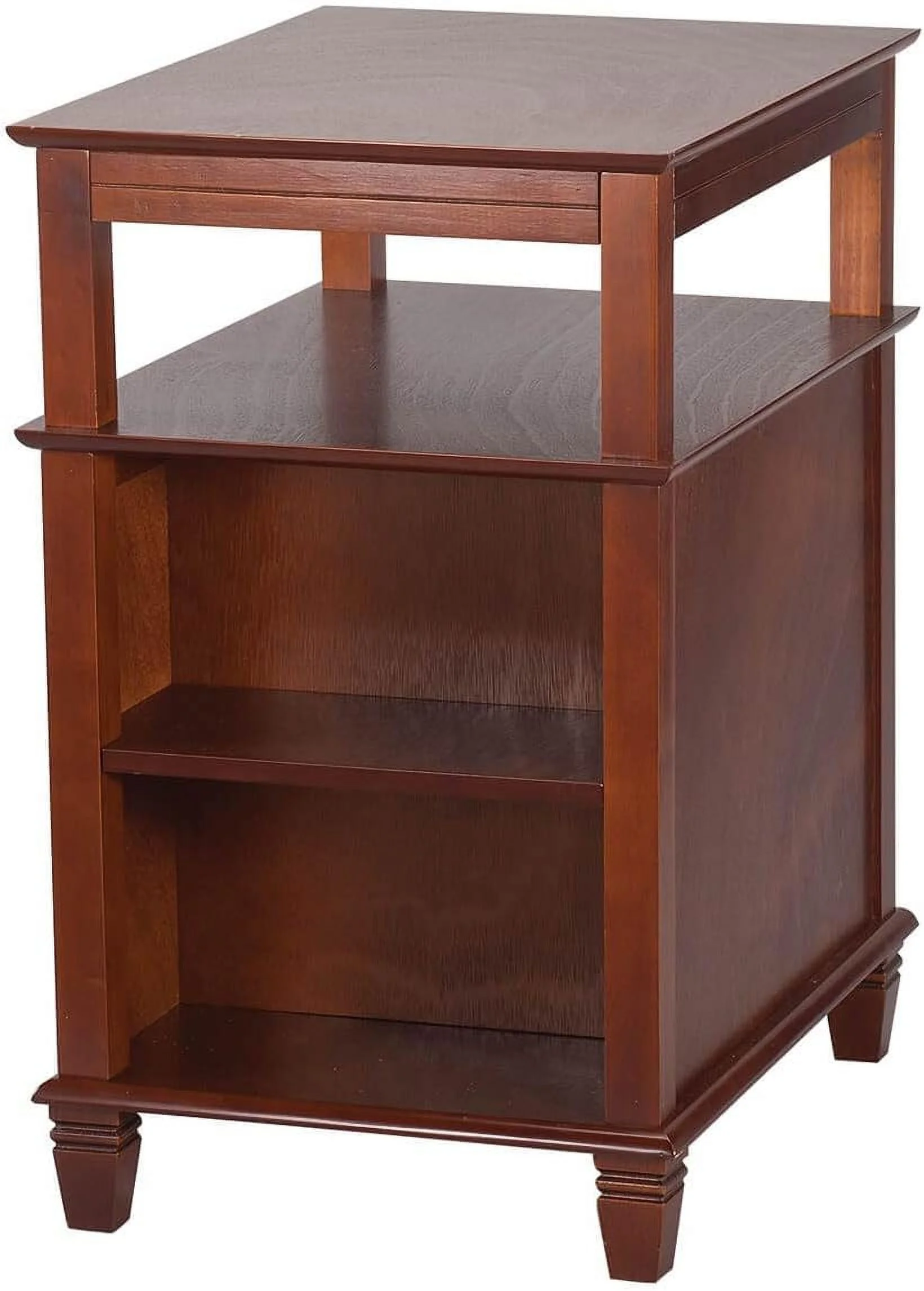 Miles Kimball Appleton Recliner Table With Slide-Out Shelf Mahogany